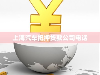 上海汽車(chē)抵押貸款公司電話