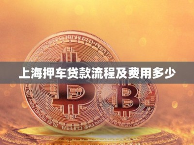 上海押車貸款流程及費(fèi)用多少